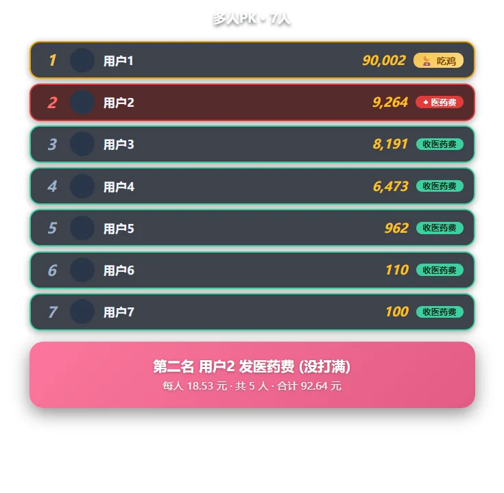 多人PK画布